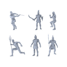 MRY-SFW LYTR407 1/64/87/160 Gladiator Legend Hexad Roman Gladiator Figures DIY