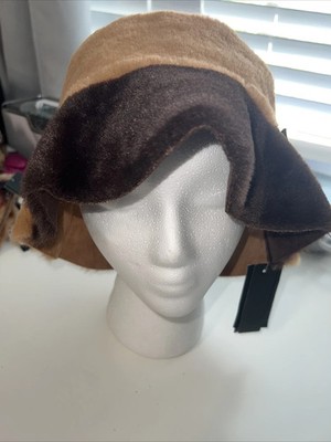 STEVE MADDEN Women's Bucket Faux Fur Reversible Brown/Tan (o2)