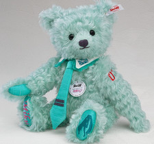 Steiff Hatsune Miku Teddy Bear 1500 Limited Ed Vocaloid Plush Toy Used w/Box Tag