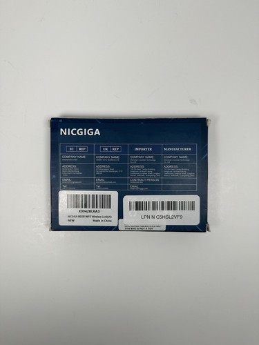 WiFi 7 Wireless Card Intel BE200 NGW Bluetooth 5.4, 5800Mbps - Photo 2/2