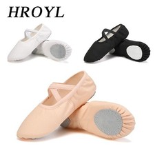 Ballet Shoes Women Gymnastics Shoes Ballet Slippers Canvas Elastic Bandage Mesh