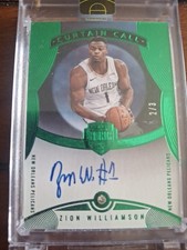2021 Eminence Zion Williamson Curtain Call Diamond Autograph 2/3