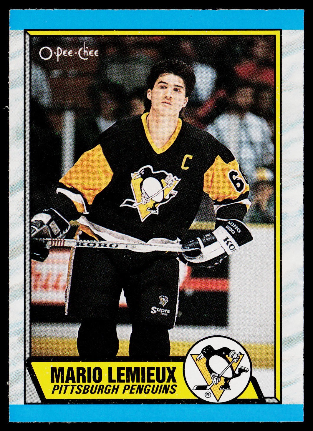 Mario Lemieux 1989-90 O-Pee-Chee #1 Pittsburgh Penguins