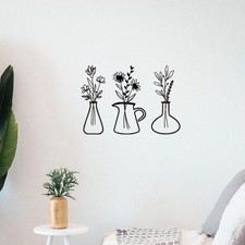 3 pezzi vaso da appendere a parete decorazione statua decorazione camera da