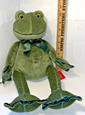 Vintage Russ Berrie Pheebs The Frog Green Toad Plush Stuffed Animal 16" 2019