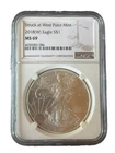 2018-(W) American Silver Eagle $1 Dollar Coin One Troy Ounce 0.999 Fine NGC MS69