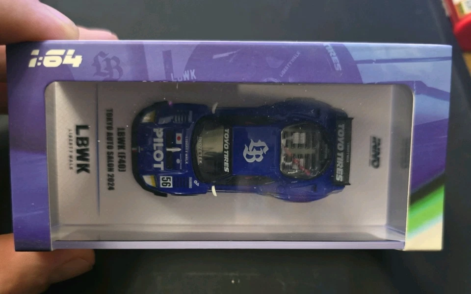 1/64 INNO64 Ferrari F40 LBWK Widbody Tokyo Auto Salon 2024 IN64-LWBKF40-TAS24 - Image 2 of 4