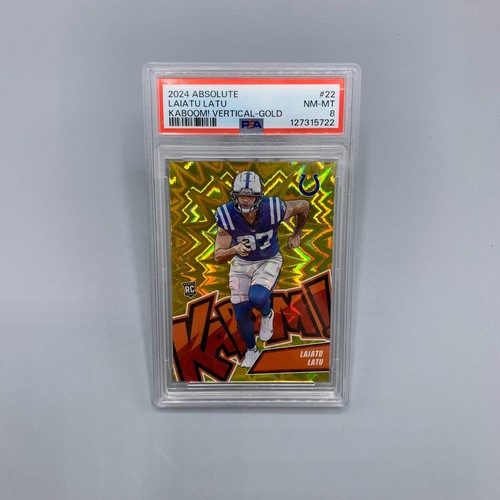 Laiatu Latu [Gold] #22 2024 Panini Absolute Kaboom Vertical card