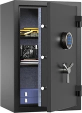 RPNB Deluxe Fireproof Safe Box, Digital 2.12 Cubic Feet with Touch Screen