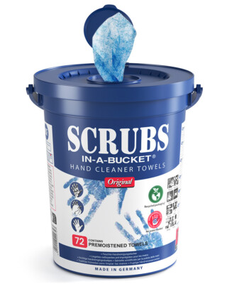 72 x Scrubs in a bucket Tuch Handreinigungstuch Hand Wipes Handreiniger Reiniger