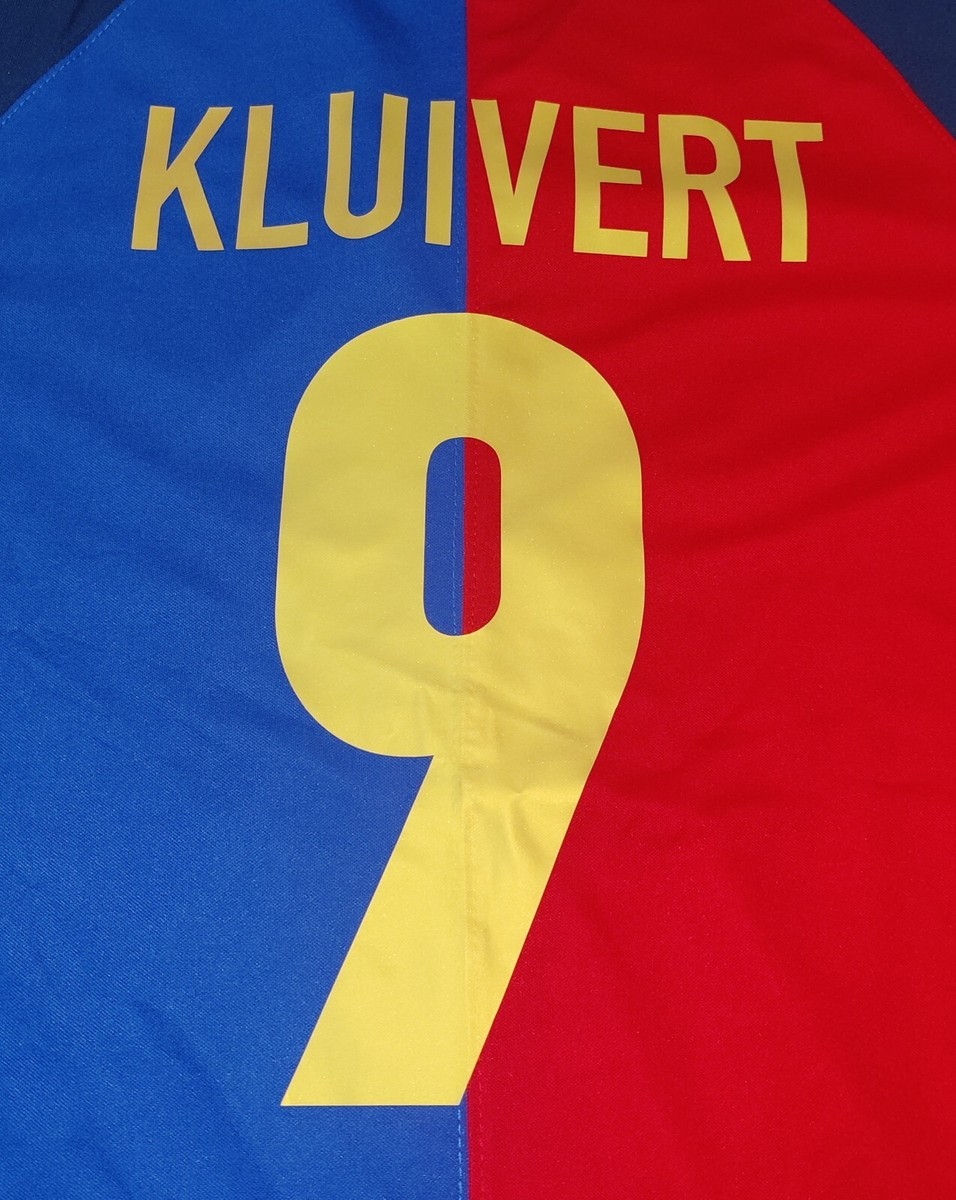 正規品Nike Barcelona 1999-01 Kluivert 9 XL 正規品Nike Barcelona 1999-01 Kluivert 9 XL - メルカリ