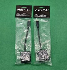 Lot of 2 VisionTek Mini HDMI to VGA Active Adapter 900743