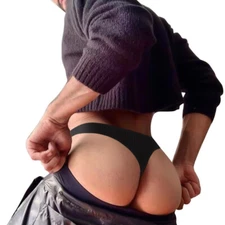 Men's Sexy Underwear T Back Low Waist Triangle Bikini Sexy Thong Brief Underwear