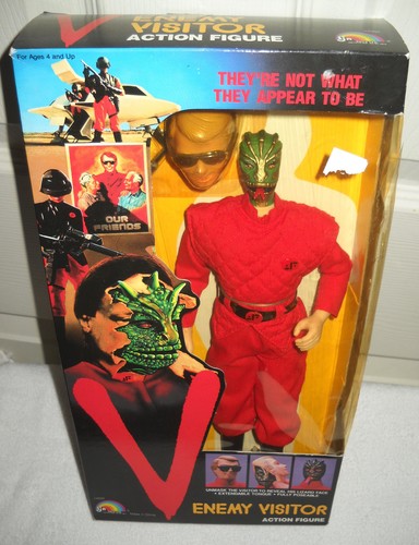 #4451 NIB VIntage LJN V Enemy Visitor Figure - Picture 1 of 2