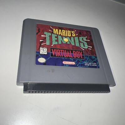 Mario's Tennis Game Cartridge for Virtual Boy + Free Ship