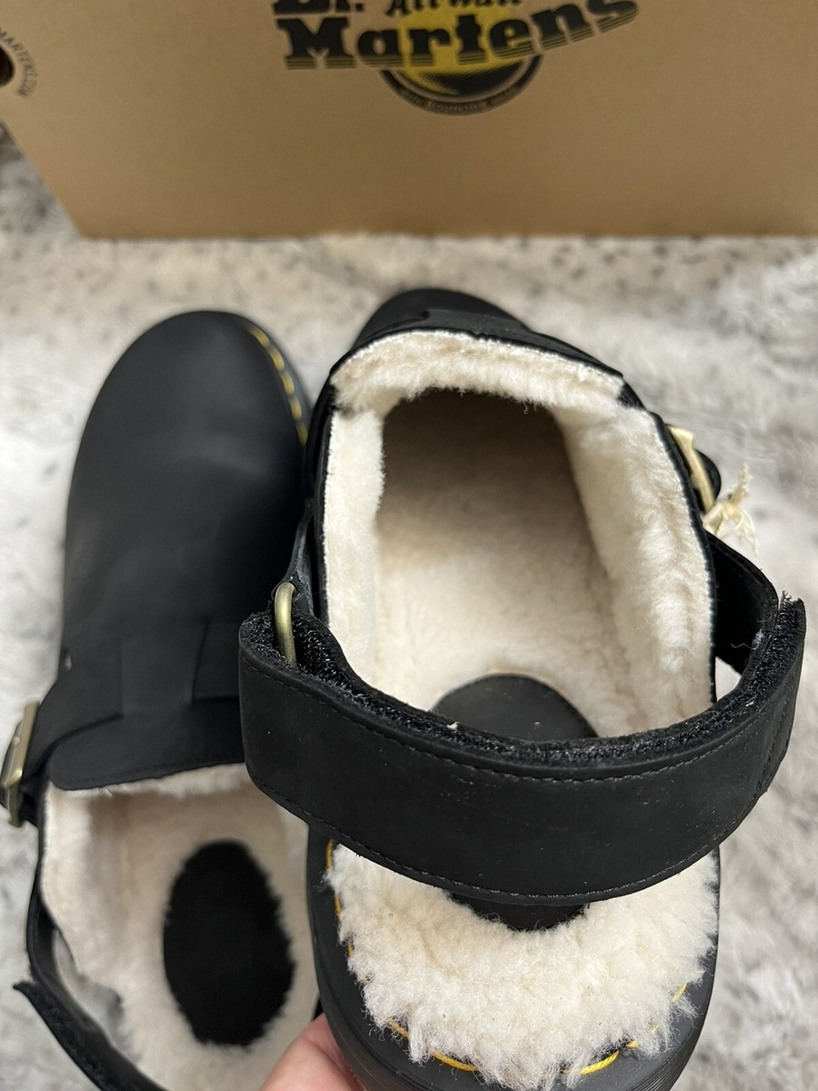 Dr. Martens Jorge II Faux Fur Lined Suede Slingback Mules Dr. Martens Jorge II Faux Fur Lined Suede Slingback Mules