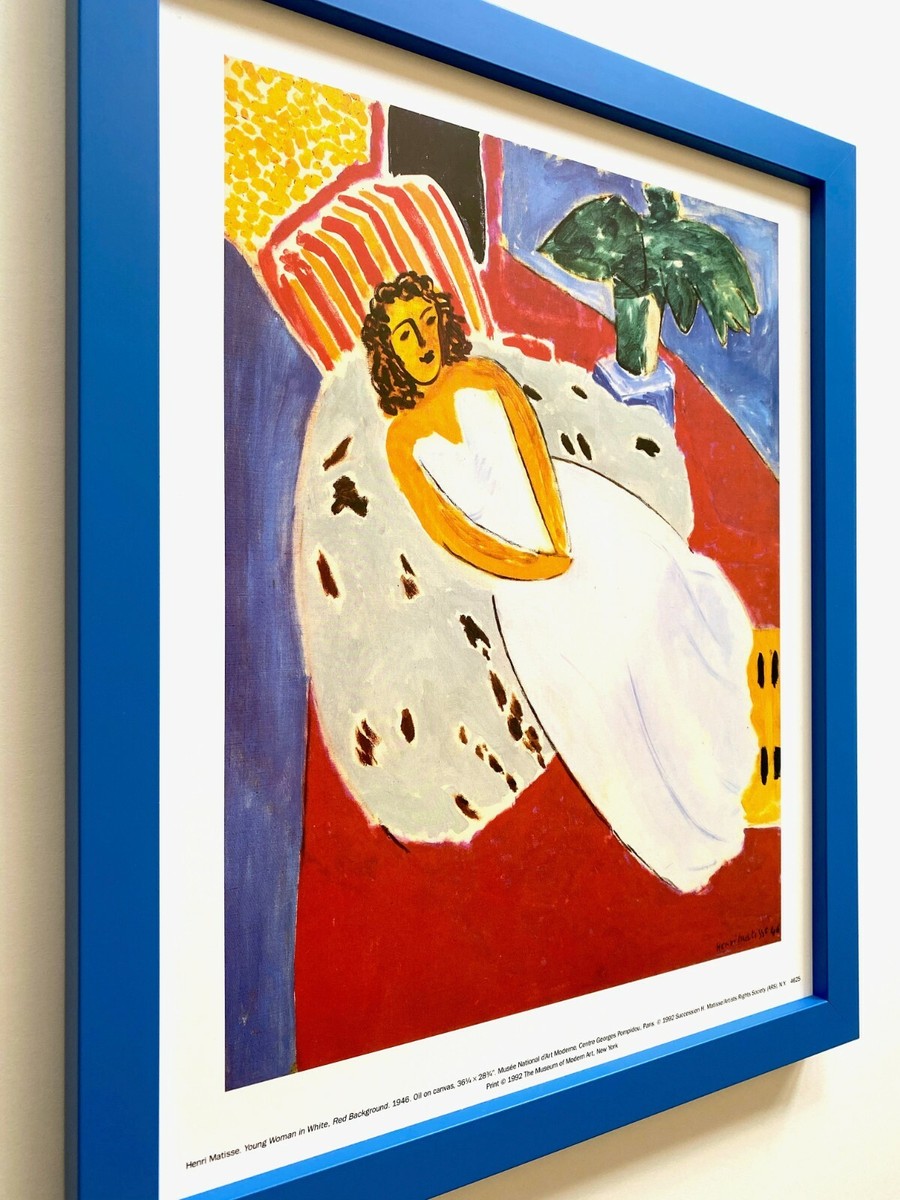 HENRI MATISSE RARE 1992 FRAMED MOMA LITHOGRAPH PRINT 
