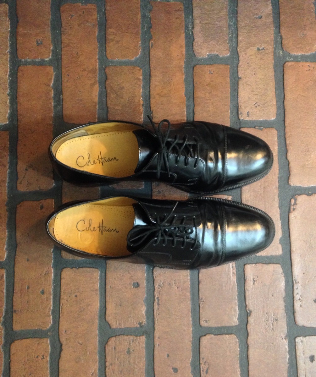 Cole Haan Cap Toe Oxford Patent Leather Black Size 12 | eBay display picture 2
