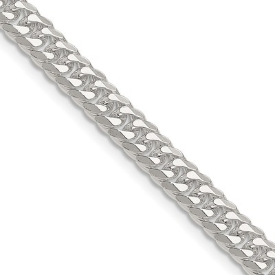 Sterling Silber 5,7 mm Doppel Diamantschliff Panzerkette Halskette 24'' für Männer 40,24 g