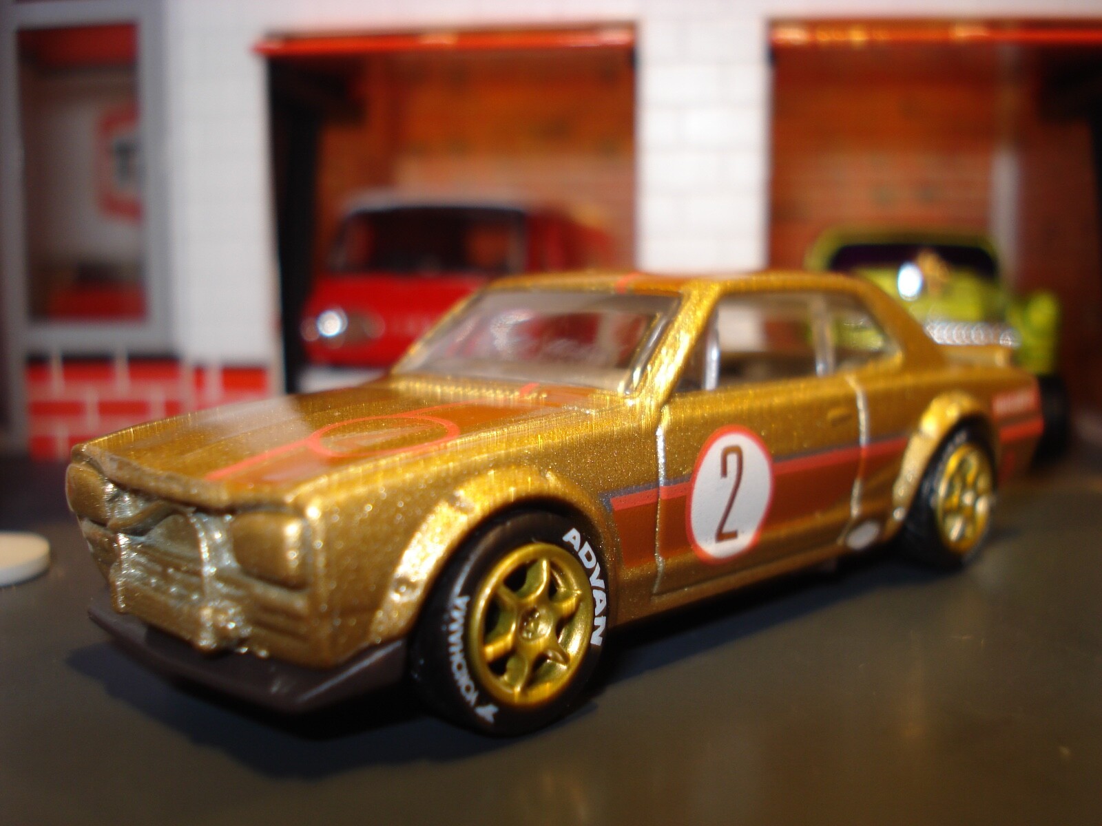 NISSAN SKYLINE CUSTOM EDITION 1/64  CLASSIC JDM CUSTOM WHEELS & YOKOHAMA TIRES-image