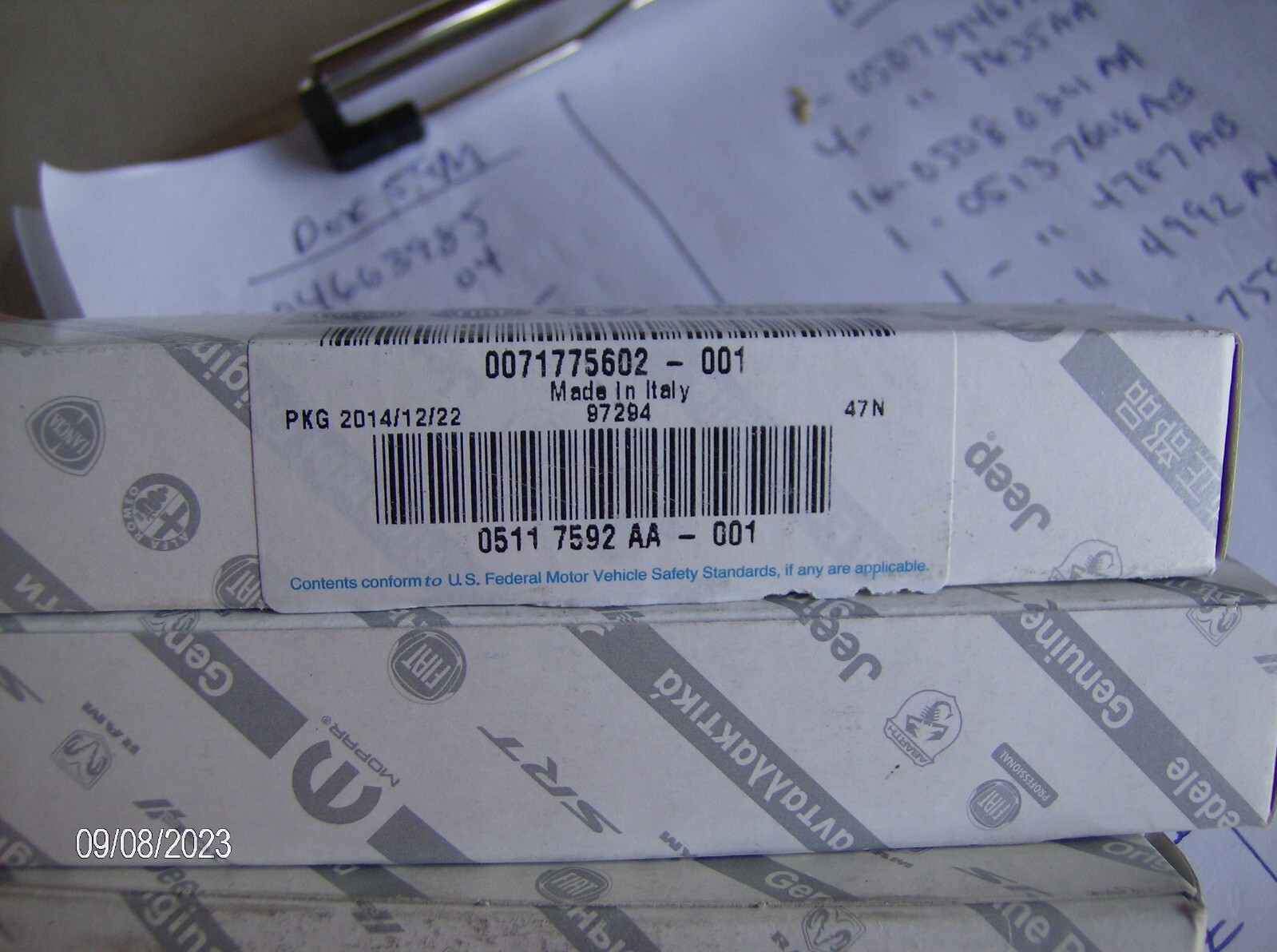 GENUINE MOPAR 05117592AA GLOW PLUG