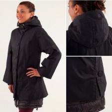 Lululemon Size 6, 3 Three Times X's A Lady 3 In One Down Coat Parka Rain Jacket