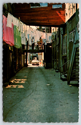 Photo Vintage Québec La Rue Sous-le-Cap - Tirage Albuminé Circa 1875, 24x21.5 Cm