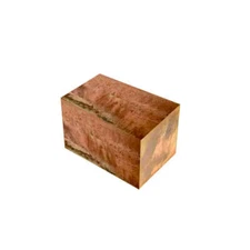 Yellow Tamarind Bottle Stopper 1.5x1.5x3 - Turning Wood Blank - Free US Shipping