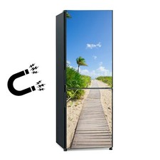 Magnetic Sticker Fridge Freezer Magnet Beach Atlantic Sea Tropical Landscape