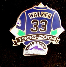 2020 Baseball Hall of Fame 1995 - 2004 jersey pin Larry Walker Colorado Rockies
