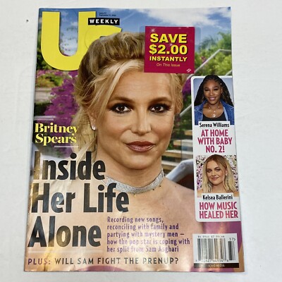 US Weekly Magazine Sep 11, 2023 Britney Spears Serena Williams Kelsea Ballerini