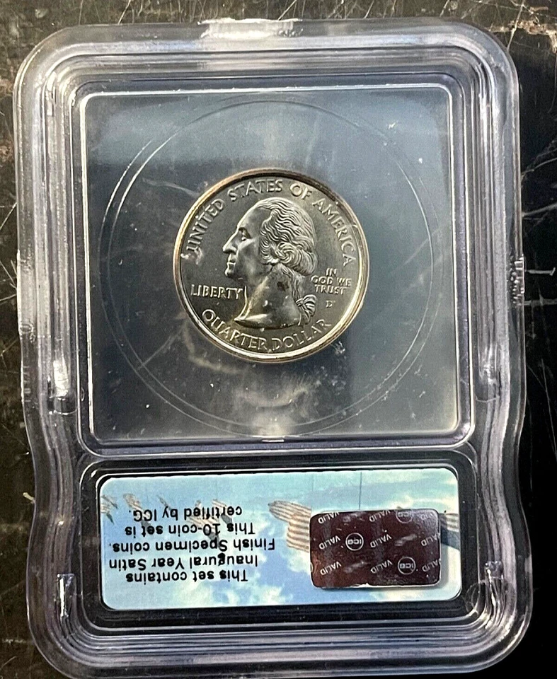 2005-D Washington Quarter Kansas ICG SP69 Satin Finish-Inaugural Year! - Image 2 of 2