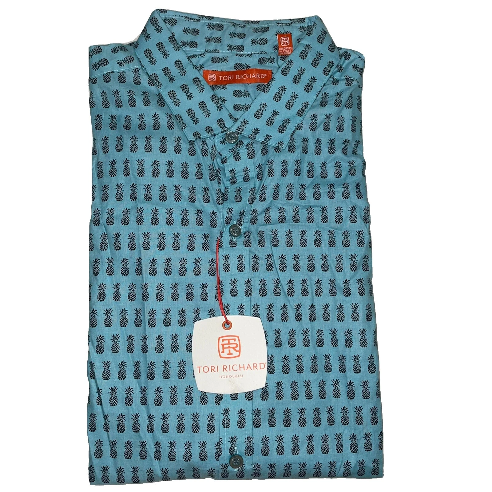 Camisas para hombre Tori Richard informales geométricas con botones