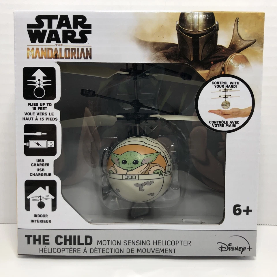 Star Wars The Mandalorian Baby Yoda Motion Sensing Helicopter - Image 3 of 4