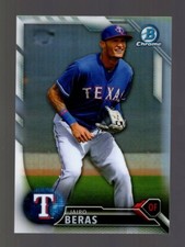 2016 BOWMAN CHROME REFRACTOR BCP227 JAIRO BERAS RC 132/499 TEXAS RANGERS