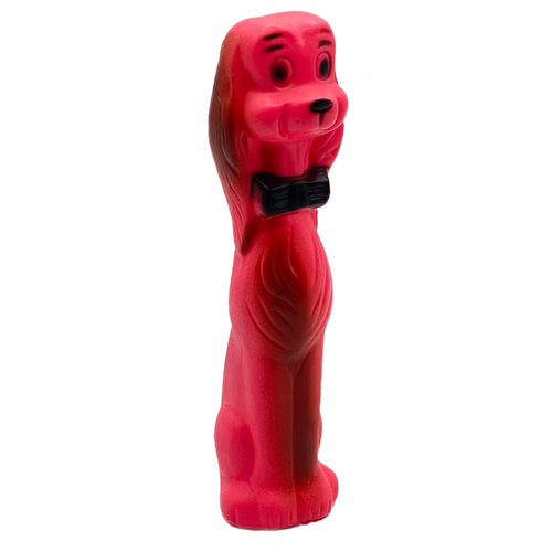 1960s Style Mod Plastic Pink Dog looks great under a black light 6 inches tall - Picture 3 of 9