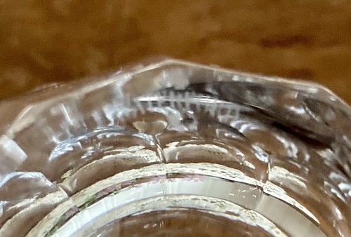 HTF Waterford Clara 3 1/2" gobelet à l'ancienne, autocollant d'origine - Photo 4/4