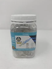 EZYUMM 100 Pieces RJ45 Cat6 Pass Through Connectors Pass-Through Connector Pl...