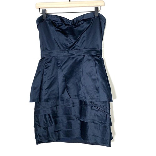 bcbgmaxazria navy blue dress