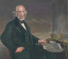 Samuel SAM HOUSTON hand colored 1874 engraving Texas President & Governor 