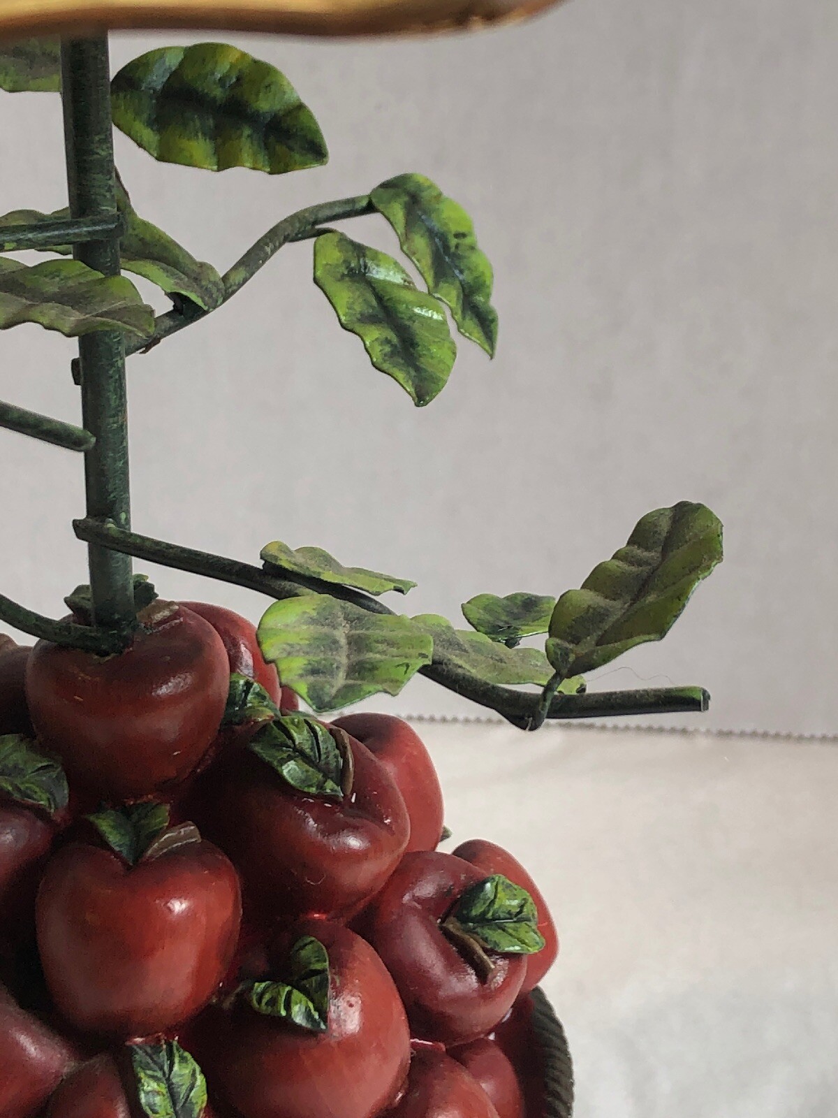 Home Interiors and Gifts Metal Apple Candle Lamp eBay