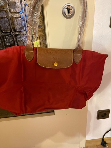 Original Longchamp le pliage, Größe L shopper, rot - Bild 5 von 5