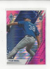 2022 Panini Chronicles Phoenix Pink Pulsar #11 Tylor Megill RC Rookie Mets