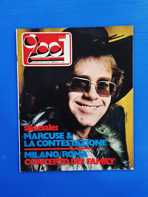 CIAO 2001 15-1971 +PLAKAT ELTON JOHN-HERBERT MARCUSE-SOLVY STUBIYNG-FAMILY