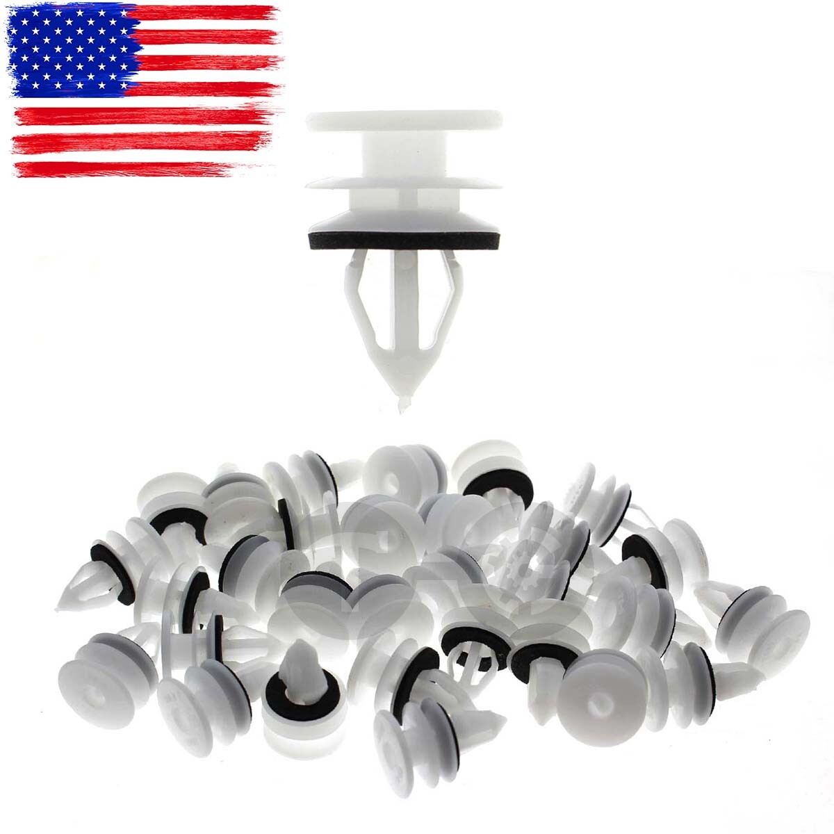 30 Door Panel Clips – Trim Retainers For GMC Chevy Buick Isuzu Hummer Saab, 11519031