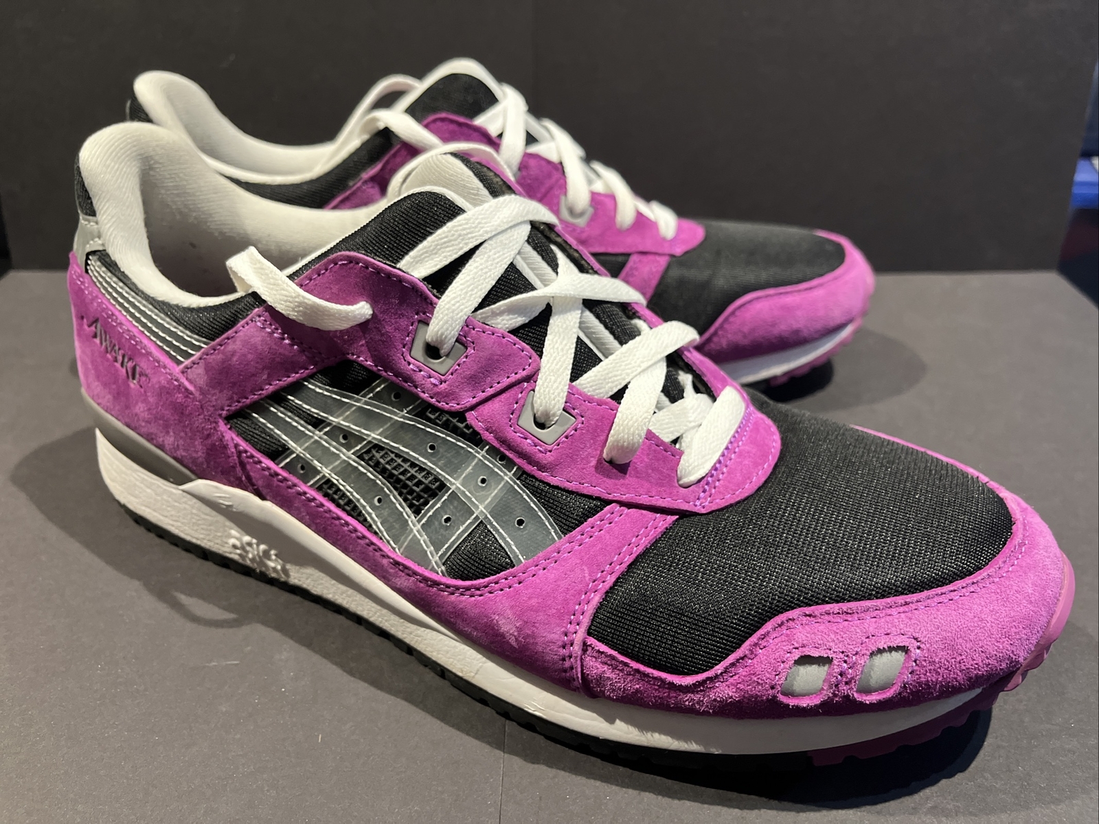 Asics x Awake NY Gel-Lyte III OG Black/Purple Men's Size