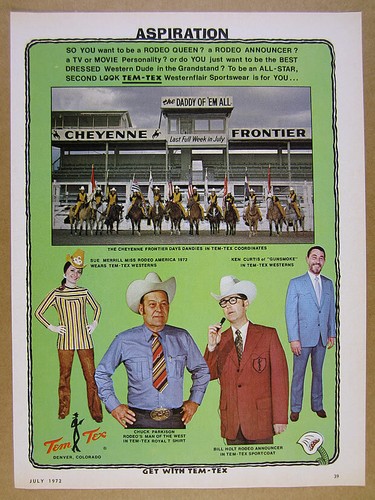 1972 Cheyenne Frontier Days grandstand 