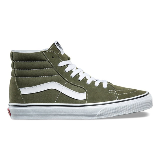 moss green vans