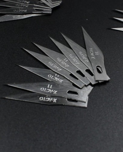 100 PCS Blades #11 Exacto Knife style for x-Acto Hobby For Multi Tool Crafts 🔥 - Picture 5 of 5