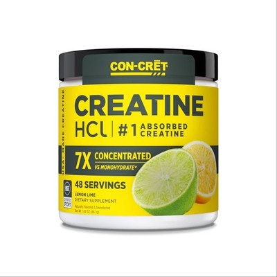 Patented Creatine HCl Lemon Lime Powder, Workout Supplement, 48 Servings